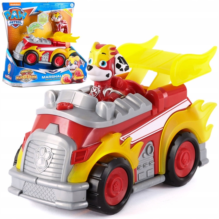 PAW PATROL Marshall s vozidlom so zvukmi